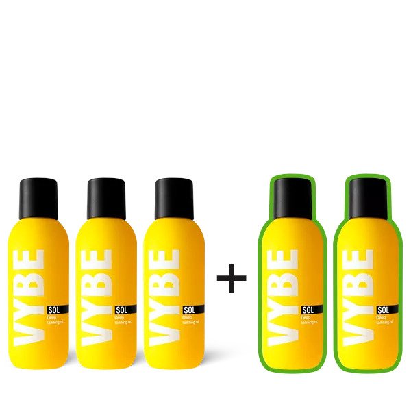 VYBE SOL 3 plus 2 FREE | VYBETAN VYBE SOL 3 plus 2 FREE